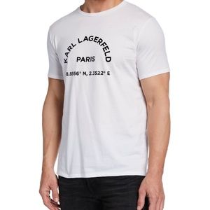 KARL LAGERFELD PARIS Location Graphic Tee NWT